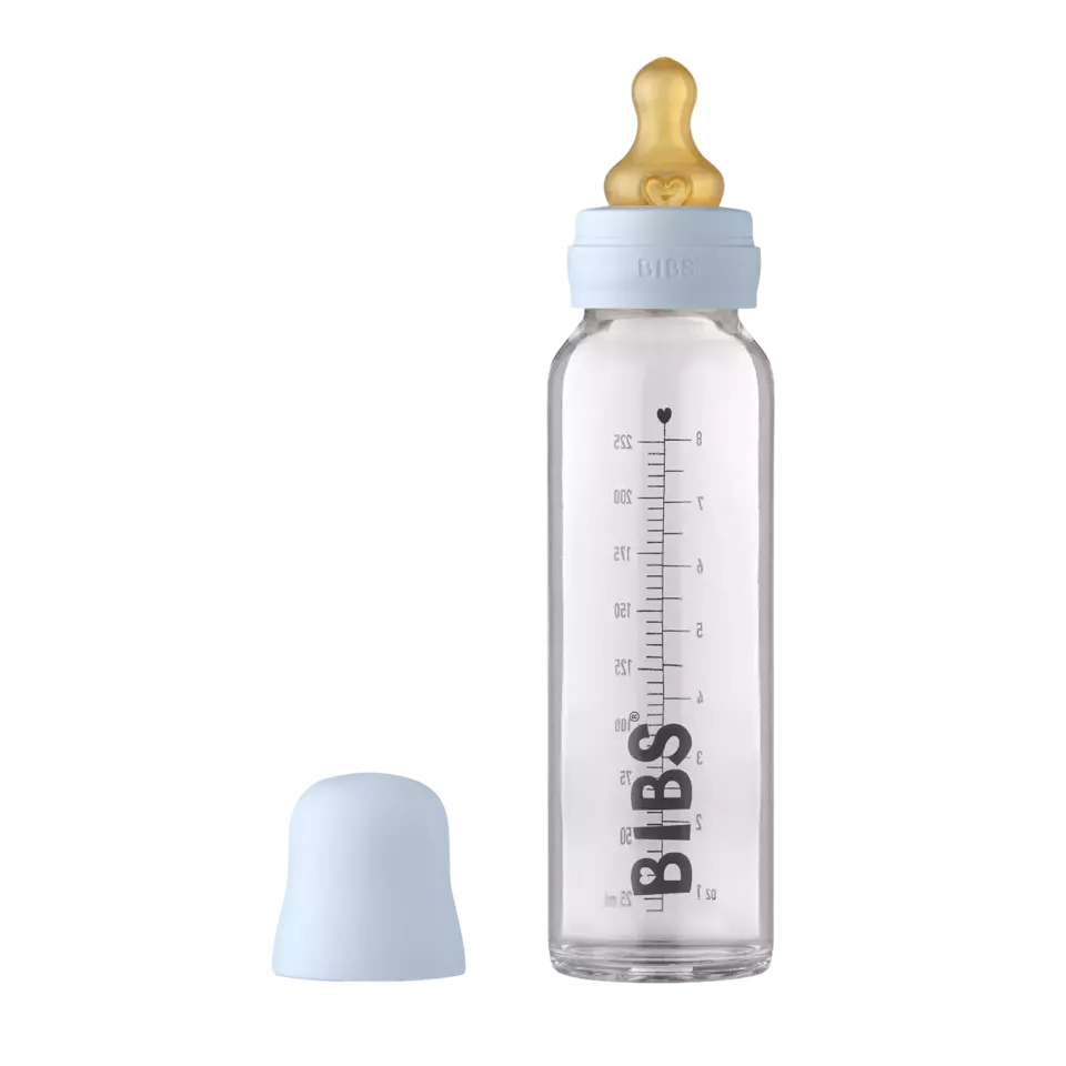 BIBS BABYFLES 225ML (BABY BLUE)